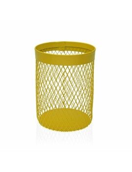 Bote para Utensilios de Cocina Versa Amarillo Acero 11,5 x 15,5 x 11,5 cm