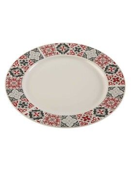 Plato Llano Versa Granate Porcelana