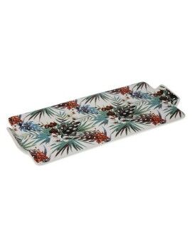 Tabuleiro Versa Tropical Porcelana (16,3 x 2,5 x 36,5 cm)