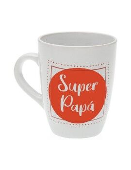 Caneca Versa Super Papá Grés (8,5 x 10 x 8,5 cm)