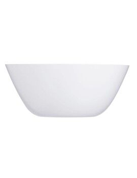 Saladeira Luminarc Zelie Branco Vidro 18 cm