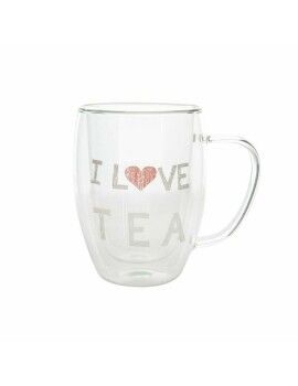 Caneca DKD Home Decor Transparente Plástico 400 ml