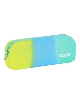 Bolsa Escolar Safta Azul Verde Amarelo (18.5 x 7.5 x 5.5 cm)