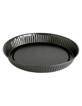 Molde para Tartas Quid Sweet Grey Negro Metal 32 x 3 cm