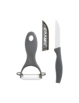 Cuchillo Pelador 5five Simply Smart Gris Cerámica 17,5 cm