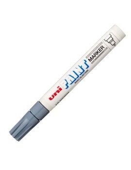 Rotulador permanente Uni-Ball Paint Marker PX-20 Cinzento 12 Unidades