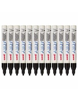 Rotulador permanente Uni-Ball Paint Marker PX-20 Preto 12 Unidades