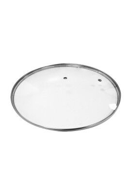 Tampa para Frigideiras EDM 76690 Recarga Panela Cristal Transparente Ø 18 cm