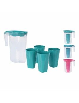 Set de jarra con vasos 350 ml 1,75 L Jarra (5 Piezas)