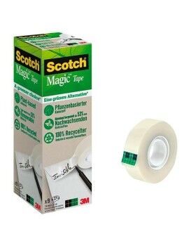 Fita Adesiva Scotch Magic Ecológico 9 Unidades (19 mm x 33 m)