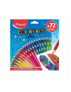 Lápis de cores Maped Color'Peps Star Multicolor 72 Peças