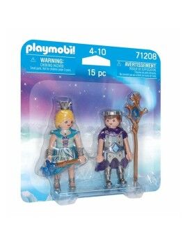 Figuras Articuladas Playmobil 71208 Príncipe Princesa 15 Peças Duo