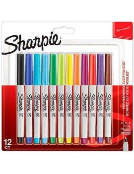 Conjunto de Canetas de Feltro Sharpie 2065408 Multicolor 12 Peças