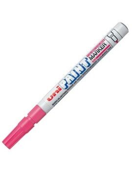 Rotulador permanente Uni-Ball Paint PX-21L Cor de Rosa 6 Unidades