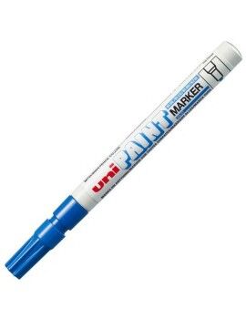 Rotulador permanente Uni-Ball Paint PX-21L Azul (6 Unidades)