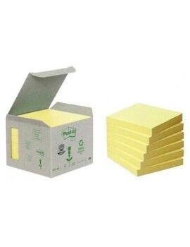 Notas Adesivas Post-it Canary 76 x 76 mm Amarelo 6 Unidades