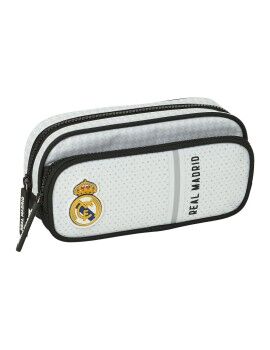 Estojo Real Madrid C.F. Branco Cinzento 21 x 10.5 x 6 cm