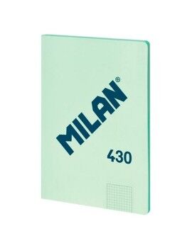 Caderno Milan 1918 Verde A4 Quadriculado