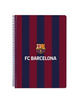 Caderno F.C. Barcelona 24/25 Grená Azul Marinho A5 80 Folhas