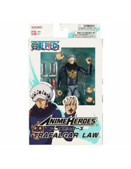 Figuras de Ação One Piece Bandai Anime Heroes: Trafalgar Law 17 cm