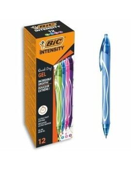 Esferográfica de gel Bic 964826 Azul (12 Unidades)