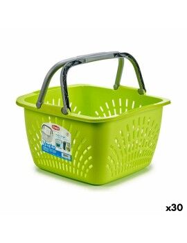 Cesta Multiusos Stefanplast Marrón Plástico 18 L 39 x 21,5 x 39 cm Con asas (30 unidades)