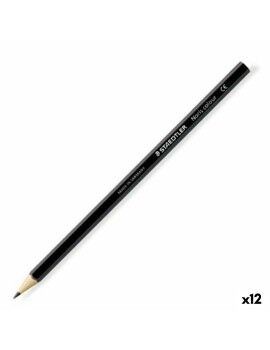 Lápis de cores Staedtler Wopex Preto (12 Unidades)