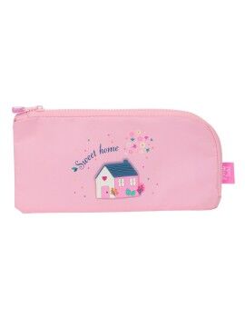 Bolsa Escolar Glow Lab Sweet home Cor de Rosa 23 x 11 x 1 cm