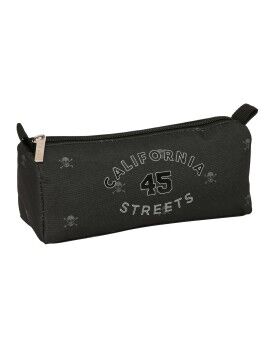 Bolsa Escolar Safta California Preto 21 x 8 x 7 cm