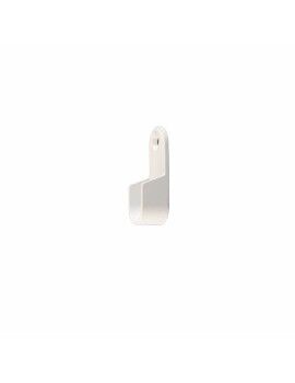 Soporte para barra de armario Stor Planet Cintacor Blanco Ovalada 15 x 25 mm (2 Unidades)