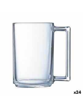 Taza Luminarc à La Bonne Heure Transparente Desayuno Vidrio 320 ml (24 Unidades)