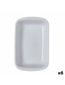 Fuente para Horno Pyrex Supreme Blanco Cerámica Vidrio templado Rectangular 30,2 x 20 x 7,4 cm (6...