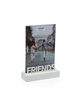 Marco de Fotos Versa Friends Madera MDF 4 x 16,5 x 11,5 cm