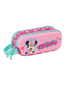 Malas para tudo duplas Minnie Mouse Cor de Rosa 21 x 8 x 6 cm 3D