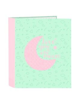 Carpeta de anillas BlackFit8 Moon Verde A4 27 x 33 x 6 cm