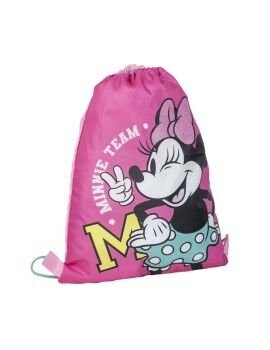 Mochila saco infantil Minnie Mouse Fúcsia