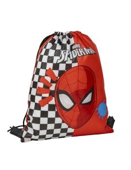 Mochila Saco Infantil Spider-Man Rojo 30 x 39 cm