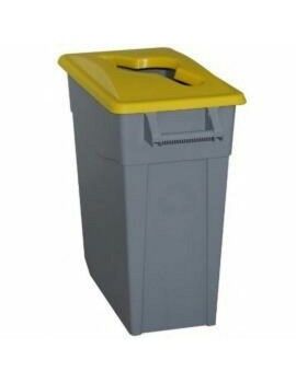 Caixote de Lixo para Reciclagem Denox 65 L Amarelo