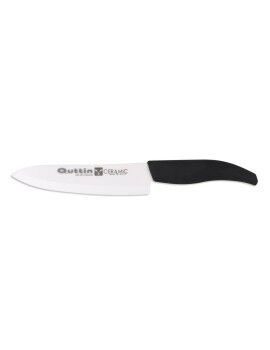 Faca de Chef Quttin   Cerâmica Preto 15 cm