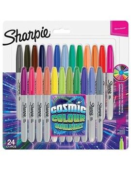 Conjunto de Canetas de Feltro Sharpie Cosmic 24 Peças Permanente Multicolor