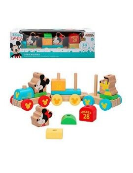 Comboio Mickey & Minnie Disney 14 pcs 34 cm 34 x 10 x 7,5 cm