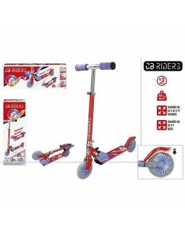 Patinete Scooter Colorbaby Vermelho Alumínio Cabo curto (77 cm)