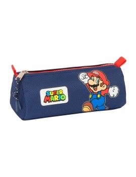 Estojo Super Mario World Azul Marinho 21 x 8 x 7 cm