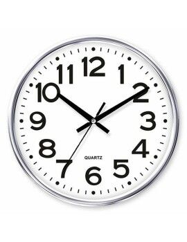 Reloj de Pared Timemark Plateado 34 x 34 cm