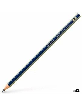 Lápis Faber-Castell GoldFaber 1221 B Preto Sextavado B (12 Unidades)