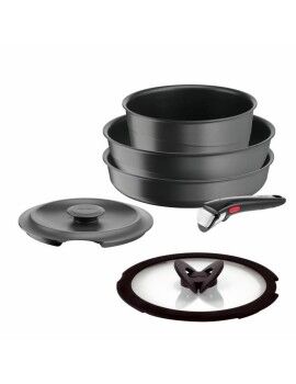 Bateria de Cozinha Tefal Ingenio Cinzento 6 Peças