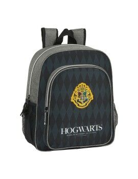 Mochila Escolar Hogwarts Harry Potter Hogwarts Negro Gris 12 L