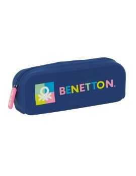 Bolsa Escolar Benetton Cool Azul Marinho 18.5 x 7.5 x 5.5 cm