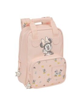 Mochila Escolar Minnie Mouse Baby Cor de Rosa 20 x 28 x 8 cm