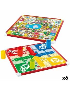 Tabuleiro de Jogo dos Cavalinhos e da Glória Colorbaby 32 x 32 x 1 cm (25 Peças) (6 Unidades)